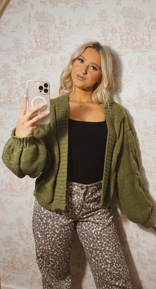 Green Retreat Cardigan